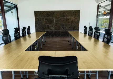 Onyx conference room at Sportico Resorts near Bangalore