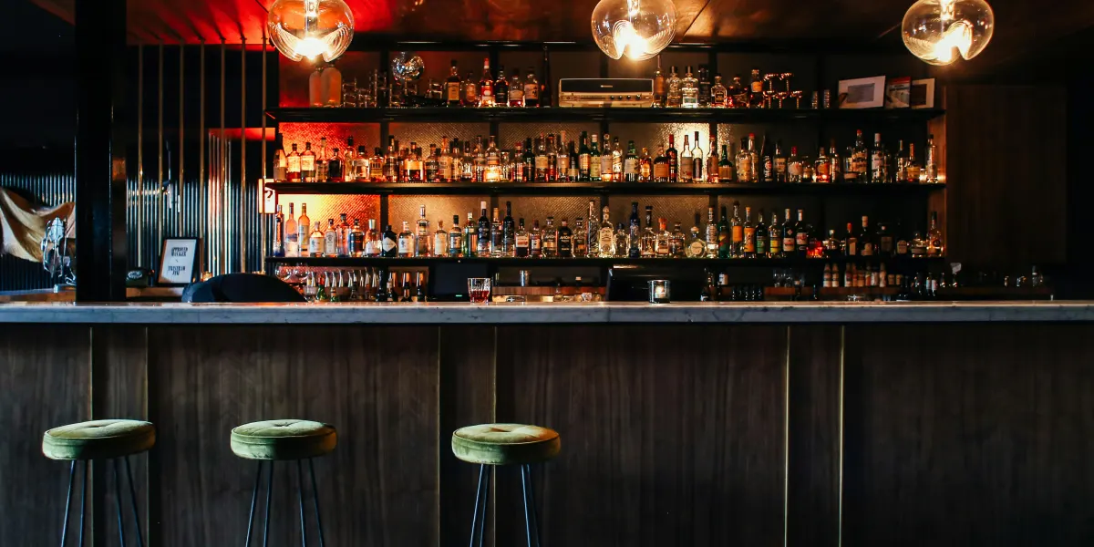 Frequency Pub bar counter at Sportico Resorts near Bangalore